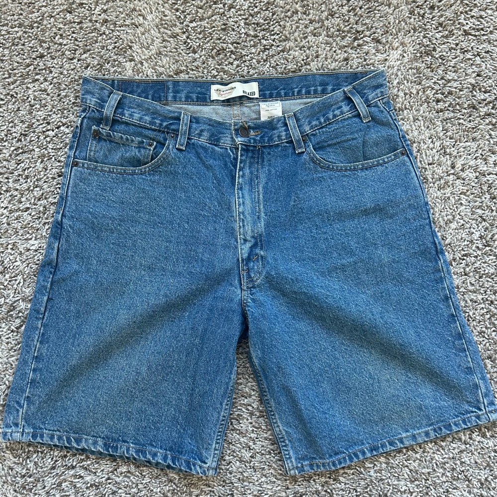Levi’s Strauss Signature Relaxed Fit Mens Jean Shorts Size 36 Vintage 1873